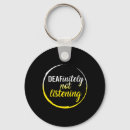 Recherche de sourd porteclés Difficile à entendre