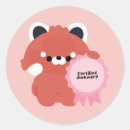 Recherche de panda roux autocollants Mignon