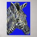 Recherche de zèbre bleu posters Sauvage