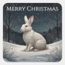 Recherche de lapin vintage autocollants Élégant