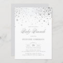 Recherche de faux silver foil invitations Pour le brunch bébé