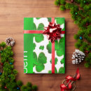 Recherche de trèfle vert papier cadeau Shamrock