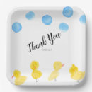 Recherche de canard assiettes Baby shower canard