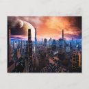 Recherche de futuriste cartes postales Fiction