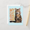 Recherche de citation drôle de chat cartes postales Félin