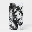 Recherche de poney blanc iphone coques Noir et blanc