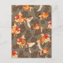 Recherche de poissons rouges cartes postales Orange