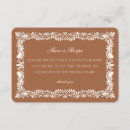 Recherche de orange brun invitations Mariée
