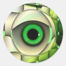 Recherche de oeil vert autocollants Cool