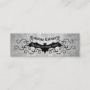 Recherche de style gothique cartes visite Élégant