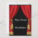 Recherche de rideaux rouges invitations Parti