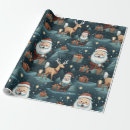 Recherche de le renne de père noël papier cadeau Présente