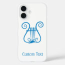 Recherche de symbole grec iphone coques Bleu