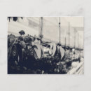 Recherche de coeur noir et blanc cartes postales Rétro