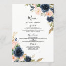 Recherche de floral mariage menus Marine