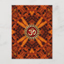 Recherche de yoga om cartes postales Mandala