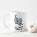 Recherche de chat tigré gris tasses Dessin animé