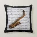 Recherche de saxophone coussins Jazz