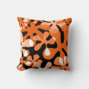 Recherche de orange blanc coussins Rétro