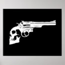 Recherche de pistolets posters Crâne