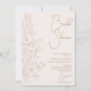 Recherche de minimal bridal shower invitations Moderne