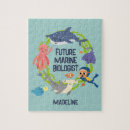 Recherche de créatures mer puzzles Vie marine