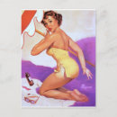 Recherche de fille bikini cartes postales Vintage