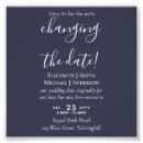 Recherche de postponement mariage invitations Modifier la date