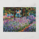 Recherche de iris monet cartes postales Jardin