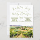 Recherche de vino before vows invitations Aquarelle