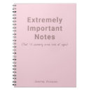Recherche de pastel rose carnets Typographie