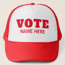 Recherche de candidat casquettes Vote