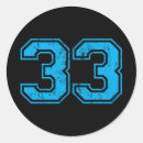 Recherche de 33 autocollants Nombre