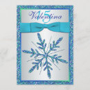 Recherche de snowflake quinceanera invitations Vert