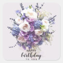 Recherche de lilas vintage autocollants Bouquet