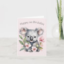 Recherche de ours koala bébé vœux cartes Mignon
