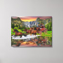 Recherche de cheval coucher soleil art Cowboys