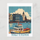 Recherche de amsterdam vintage cartes postales Illustration