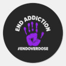 Recherche de drogues autocollants Sensibilisation au rétablissement
