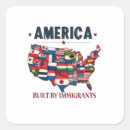 Recherche de immigration autocollants Drapeau américain