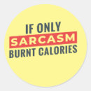 Recherche de calories autocollants Drôle