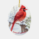 Recherche de oiseau rouge ornements Neige