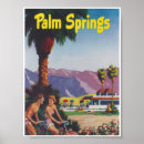 Recherche de palm springs posters De voyage vintage