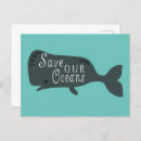 Recherche de baleine bleue cartes postales Illustration