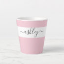 Recherche de pastel rose tasses Girly