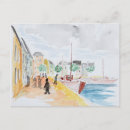 Recherche de port franc cartes postales Aquarelle