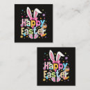 Recherche de joyeuses pâques cartes visite Mignon
