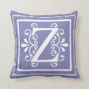 Recherche de lettre z coussins Blanc