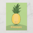 Recherche de fruit tropical cartes postales Pour enfants