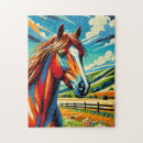 Recherche de mustang puzzles Animal
